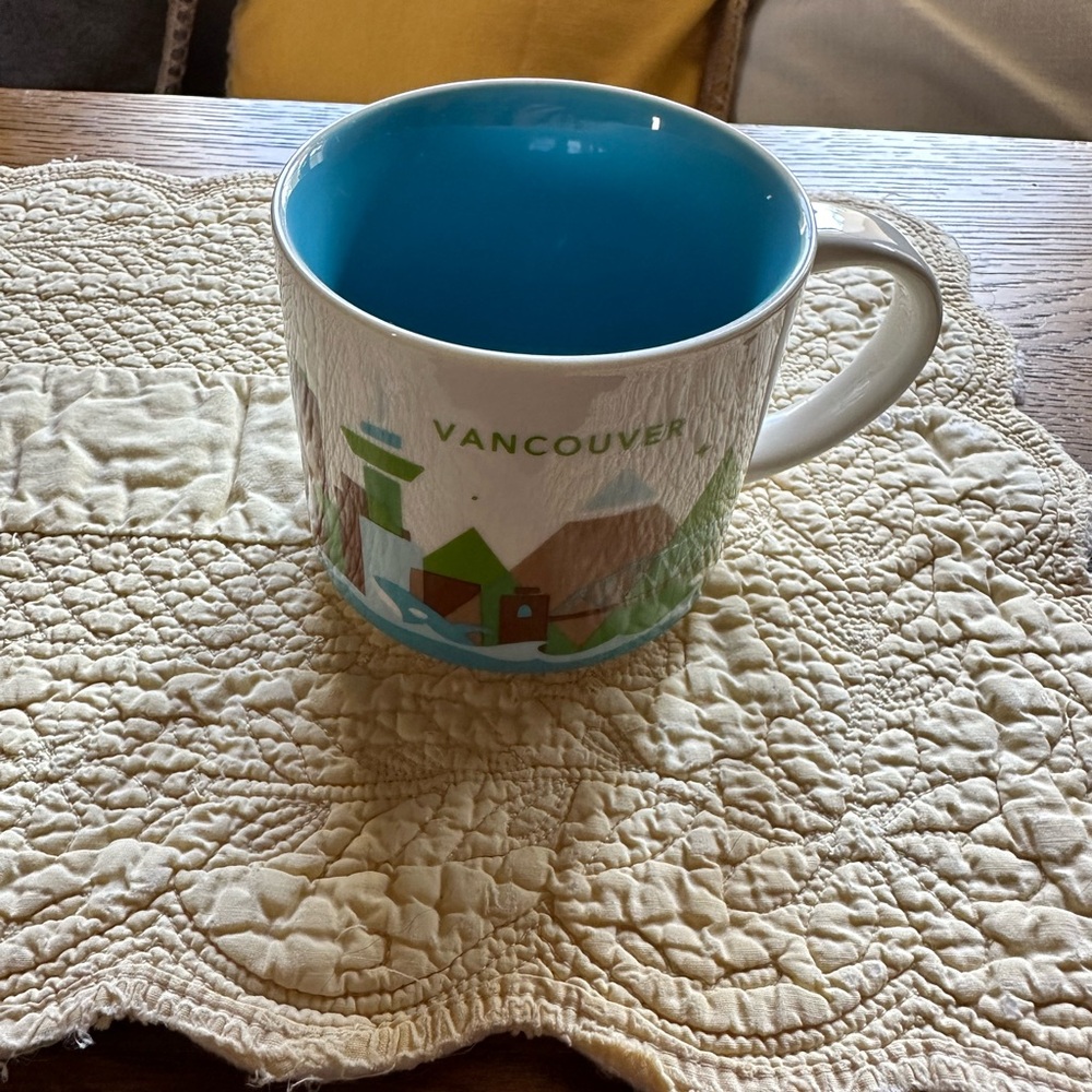 Starbucks coffee mug Vancouver
